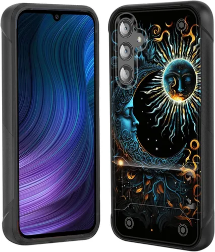 Vista 18 de Funda para Galaxy S24 Plus con soporte, doble capa híbrida de policarbonato duro y silicona suave, resistente a prueba de golpes, funda protectora