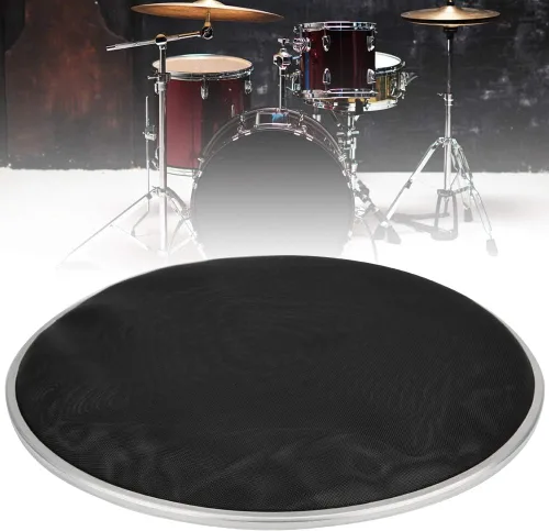 Vista 7 de Bnineteenteam 10 pulgadas Silent Drumhead Drum Mesh Heads Percussion Drum Parts
