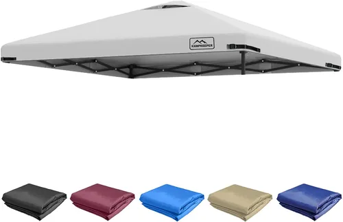 Vista 69 de KAMPKEEPER Cubierta de Repuesto Superior para Carpa Toldo Emergente con Ventilación de Aire y Correa Elástica Ajustable, Poliéster Resistente a Azul