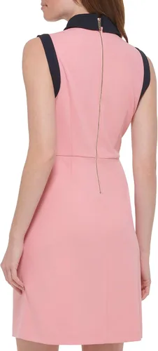 Vista 3 de Tommy Hilfiger Vaina sin mangas hasta la rodilla para mujer