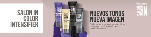 Vista 2 de Salon In by Recamier - Máscara de tratamiento intensificador de color platino - Máscara morada para cabello con platino y teñido Sin amoníaco