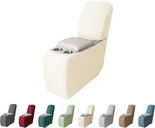 Vista 128 de Fundas de sofá reclinable seccional 100% impermeables para sofá reclinable en forma de L, funda de sofá modular de esquina en forma de L, fundas