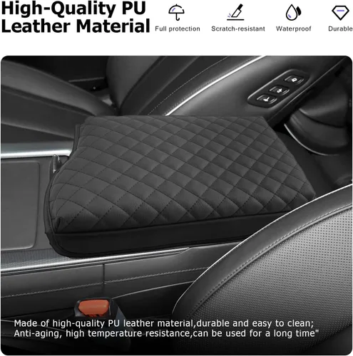 Vista 5 de LUWU Funda de Consola Central Palisade 2025 Compatible con Accesorios Palisade 2020-2024 2025, Funda de Reposabrazos, Almohadilla de Consola
