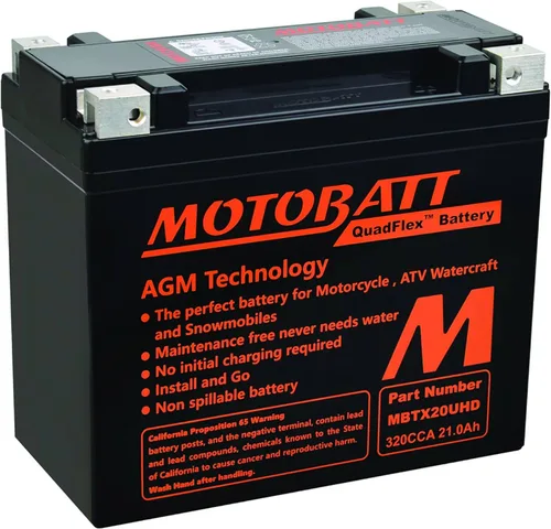 Vista 3 de MotoBatt DB Electrical MBTX20UHD - Batería para Motobatt de 16 Ah, Buell S3
