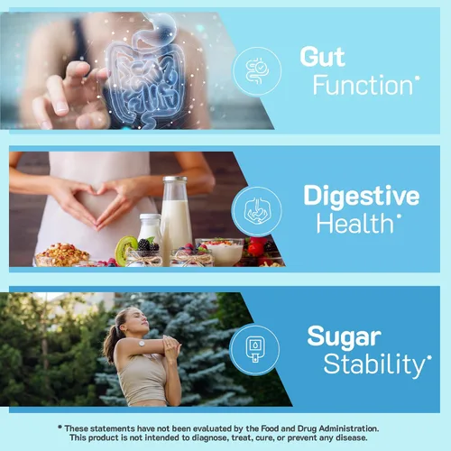 Vista 4 de YumVs - Gomitas de fibra sin azúcar para adultos, suplemento de fibra prebiótica de 0.11 onzas para la salud intestinal y digestiva, aptas