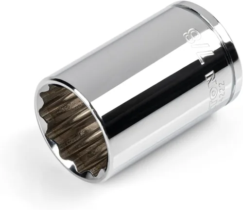Vista 22 de TEKTON Unidad de 3/8 pulgadas x 1 pulgada de enchufe semiprofundo de 12 puntos SHD14225