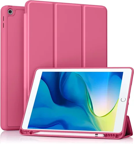 Vista 18 de Akkerds - Funda Compatible con iPad de 10.2 Pulgadas 2021/2020/2019, para iPad de 9ª/8ª/7ª Generación con Soporte para Lápiz, Funda Protectora