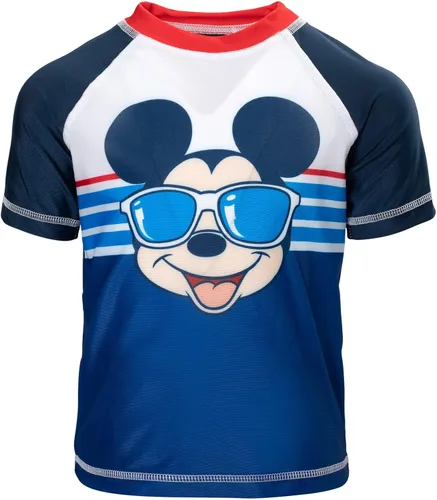 Vista 4 de Disney Conjunto de 2 piezas de traje de baño y traje de baño para bebés y niños Azul