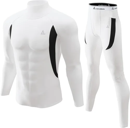 Vista 108 de Conjunto de ropa interior térmica para hombre, ropa interior larga 1#verde militar