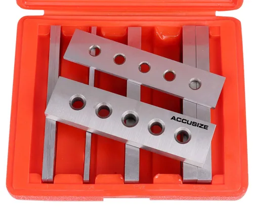 Vista 14 de Accusize Industrial Tools 1/8 '' de grosor 10 pares de juegos paralelos de precisión, 3 '' de longitud, EG10-1403