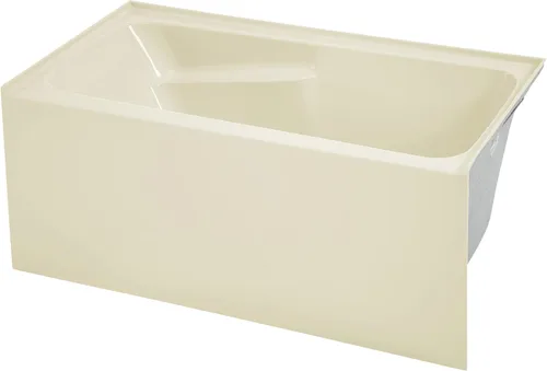 Vista 8 de Voltaire - Bañera de 54 x 30 pulgadas para alcoba de drenaje a mano derecha con delantal en bisque Bisqué Beige
