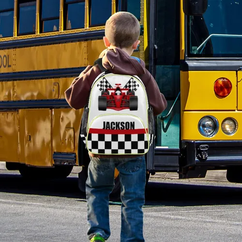 Vista 7 de Mochila personalizada para niños pequeños, mini mochilas personalizadas para preescolar, mochila escolar para niños y niñas, camión volquete, Opción