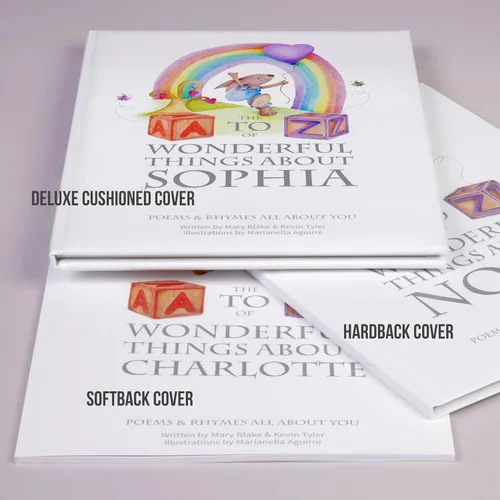 Vista 2 de Libro ABC personalizado para niños, libro de rimas personalizado para niños con nombre y detalles de nacimiento, libros personalizados para niños