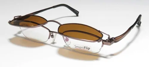 Vista 2 de SmartFlip 413 - Gafas de sol para hombre y mujer (50-18-140, marrón)