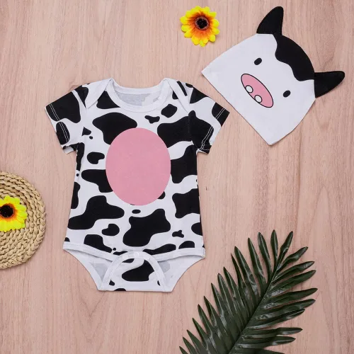 Vista 4 de Disfraz de animal lindo con sombrero para bebés y niñas