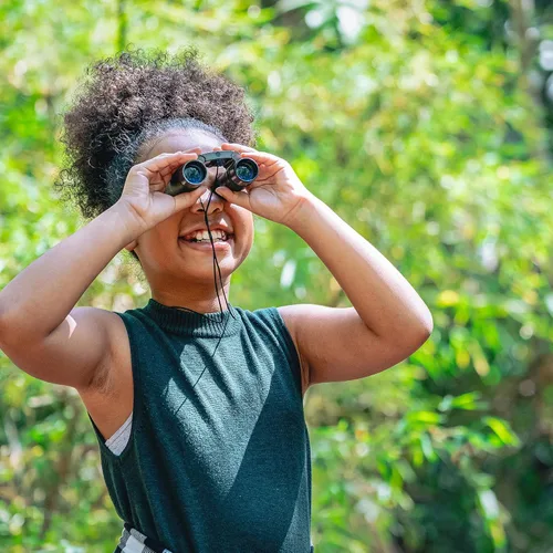 Vista 5 de Barska Lucid View Compact Binoculars – Fully Coated Roof Prism, Center Focus, Lightweight Outdoor Binoculars for Bird Watching, Hiking, and Travel