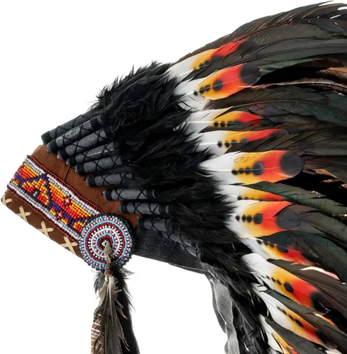 Vista 2 de Novum Crafts Tocado de plumas Inspirado en indios nativos americanos Elige