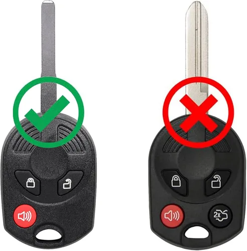 Vista 3 de TOP-VIGOR Llavero remoto de coche de 315 MHz compatible con Ford Escape Transit Connect 2013 2014 2015 2016 2017 2018 2019, 3 botones Smart Chip 63