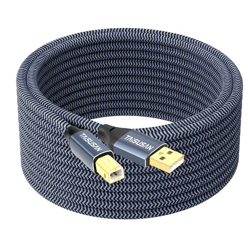 Vista 10 de Cable de impresora USB C a B de 6 pies, compatible con MIDI para teclado, MacBook Pro/Air, impresoras y escáneres