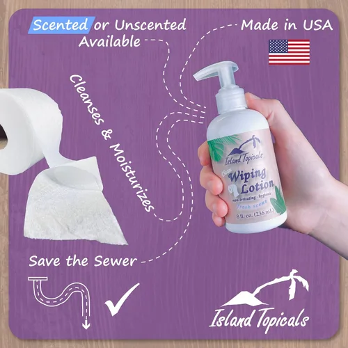 Vista 5 de Loción limpiadora Experimenta la limpieza con menos papel higiénico Botella de 8 onzas líquidas (aroma fresco)