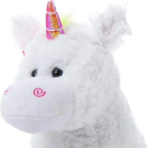 Vista 11 de Peluche de unicornio multicolor, de The Petting Zoo (10 pulgadas)
