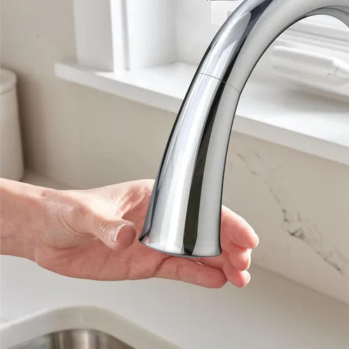 Vista 7 de American Standard 9319310.002 Renate Grifo de cocina desplegable con pulverizador cromado