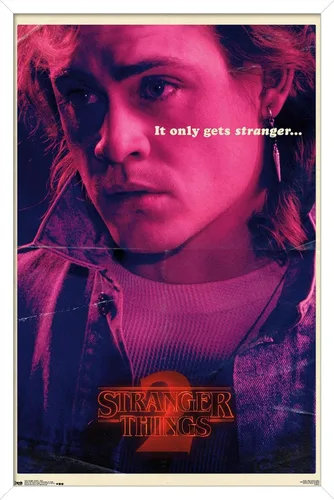 Vista 13 de Trends International Netflix Stranger Things: Season 2 - Póster de Billy Wall, 14.725 x 22.375 pulgadas, versión enmarcada de madera de granero