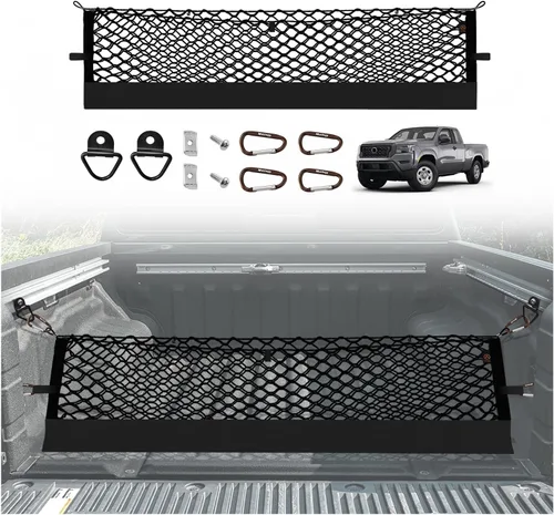Vista 34 de Muslogy Red de carga para maletero estilo sobre compatible con accesorios Jeep Grand Cherokee L 2021-2024 2025, organizador de maletero de ajuste