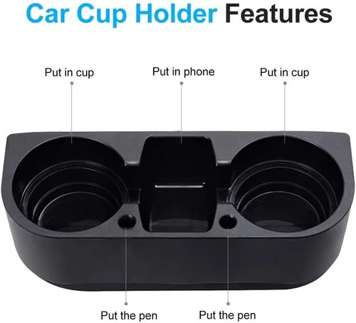 Vista 7 de Yosoo Soporte universal para asiento de automóvil, camión, bebida, botella, soporte para alimentos, caja de almacenamiento