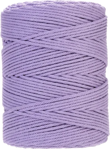 Vista 16 de Cuerda de macramé de 2 mm x 349 metros de cuerda de algodón natural para macramé, cuerda de macramé de color, cuerda de algodón suave, suministros