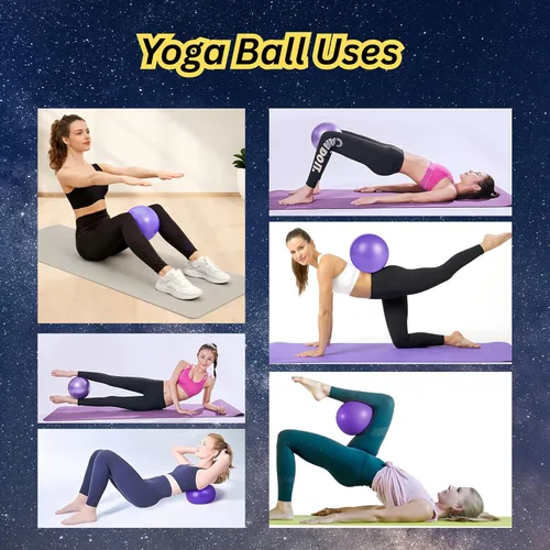 Vista 8 de Kit esencial de pilates para mujer, juego completo de entrenamiento en casa para tonificar, fuerza y flexibilidad, bandas de resistencia, anillo