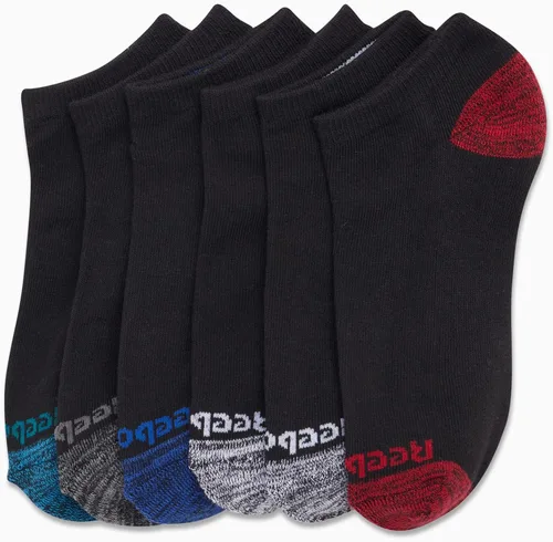 Vista 4 de Reebok Calcetines básicos de corte bajo para niños (6 unidades)