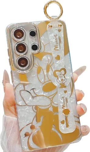 Vista 12 de Funda para Galaxy S20 con Banda de Muñeca y Soporte Ultra Delgada IMD Patrón de Animales Resistente a Golpes Funda con Soporte de Protección