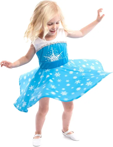 Vista 4 de Little Adventures Vestido de reina de hielo