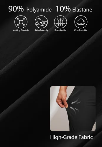 Vista 4 de JMIERR Pantalones de golf para hombre Pantalones deportivos elásticos casuales ajustados para senderismo, viajes, trabajo, pantalones de vestir