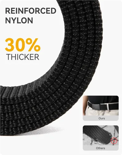 Vista 4 de CHAOREN Ratchet Belts for Men - 31mm Nylon Web Belt for Golf Tactical Work Casual, Adjustable Webbing with Ratcheting Buckle
