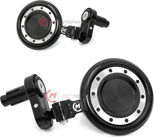 Vista 5 de MC MOTOPARTS - Espejos laterales de barra de reactor color azul compatible con FZ1 FZ6 Fazer 600 S FZ8 Fazer MT07 MT09 XJ6 Diversion 16 17 18