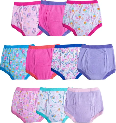 Vista 2 de Peppa Pig Paquete múltiple de pantalones de entrenamiento para bebé