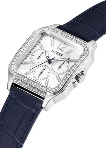 Vista 5 de GUESS 36mm Multifunction Stainless Steel Watch with Crystals