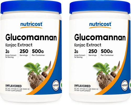 Vista 6 de Nutricost - Glucomanano en polvo, 1.10 lb