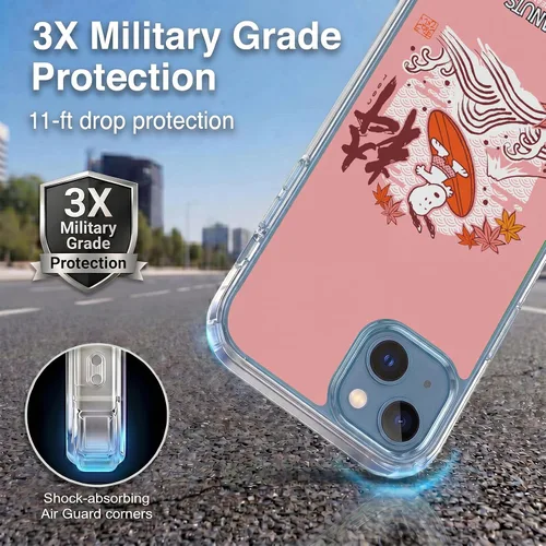 Vista 184 de Carcasa de gel para iPhone 7 Plus/iPhone 8 Plus, diseño de Snoopy Oriental de Peanuts, Badges