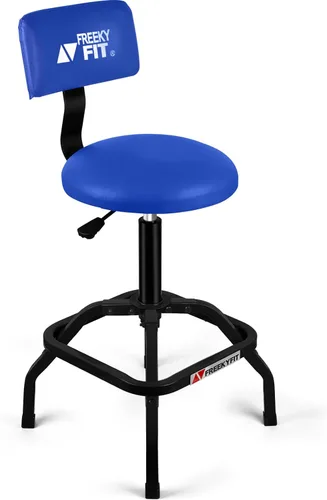 Vista 14 de Taburete de tienda con respaldo, taburete de garaje mecánico para taller, taburetes de tienda ajustables, taburetes acolchados para banco de trabajo