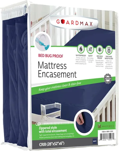 Vista 16 de Protector de colchón Guardmax con cremallera funda contra insectos para cama 100% impermeable suave, hipoalergénico y transpirable