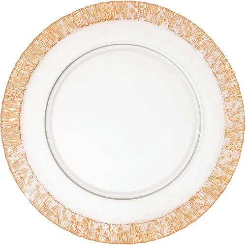 Vista 21 de Simply Elegant Placa de carga de vidrio transparente con borde de cuentas Placa de servicio para fiestas, cenas, bodas, quinceañeras y eventos