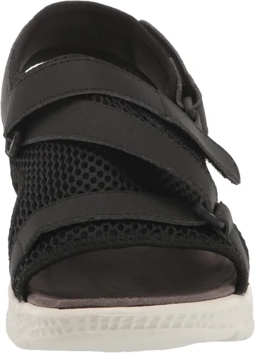 Vista 2 de Propét Sandalias deportivas TravelActiv para mujer, Negro, 9 ancho