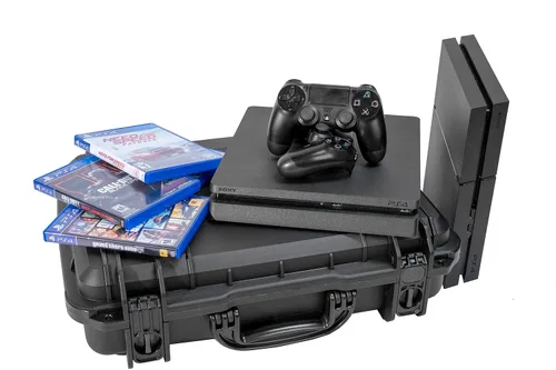 Vista 6 de Case Club fits Playstation 4 PS4 in Pre-Cut Slim Hard Shell Case