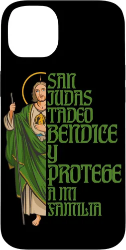 Vista 15 de Saint Jude Thaddeus. Bless and Protect My Family Case for iPhone 17