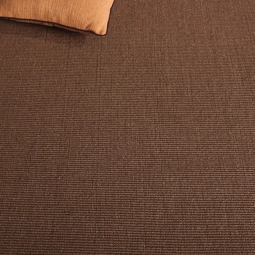 Vista 44 de Alfombra de sisal Safavieh, de color maíz y negro, tejida a mano, de la colección de fibras naturales; 5 x 8 pulgadas, NF441A, Tela, Gris / Gris