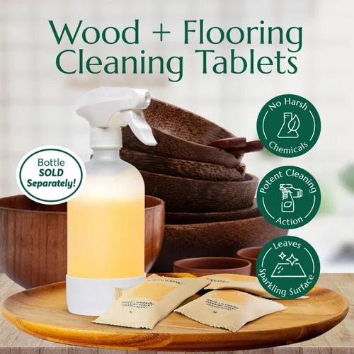 Vista 2 de CLEANOMIC Paquete de tabletas de limpieza de madera y pisos y tabletas