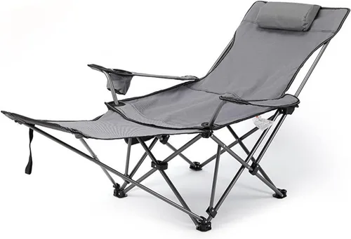 Vista 6 de Silla plegable Silla plegable reclinable para exteriores (naranja) (azul talla única)
